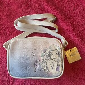 Disney - Dani - Arielle Crossbody Bag - Pastel Purple And Cream - New With Tags